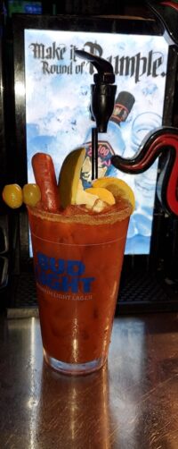 bloody mary and sandwiches, doobies beer joint, sandwiches in racine